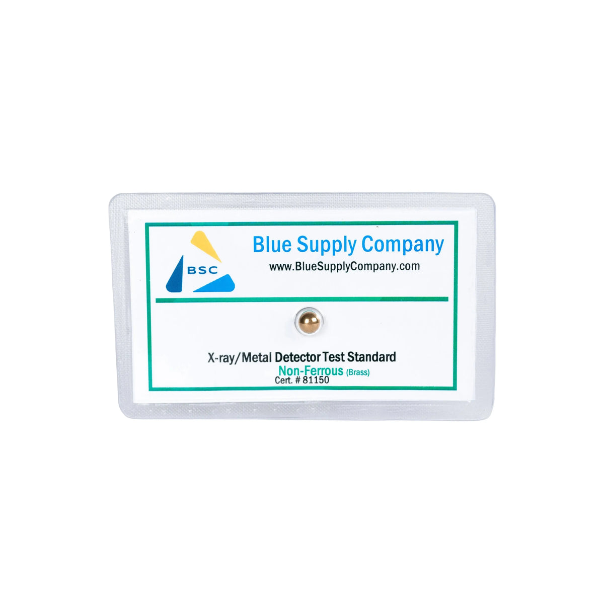 X-Ray & Metal Detector Thermoform Test Cards