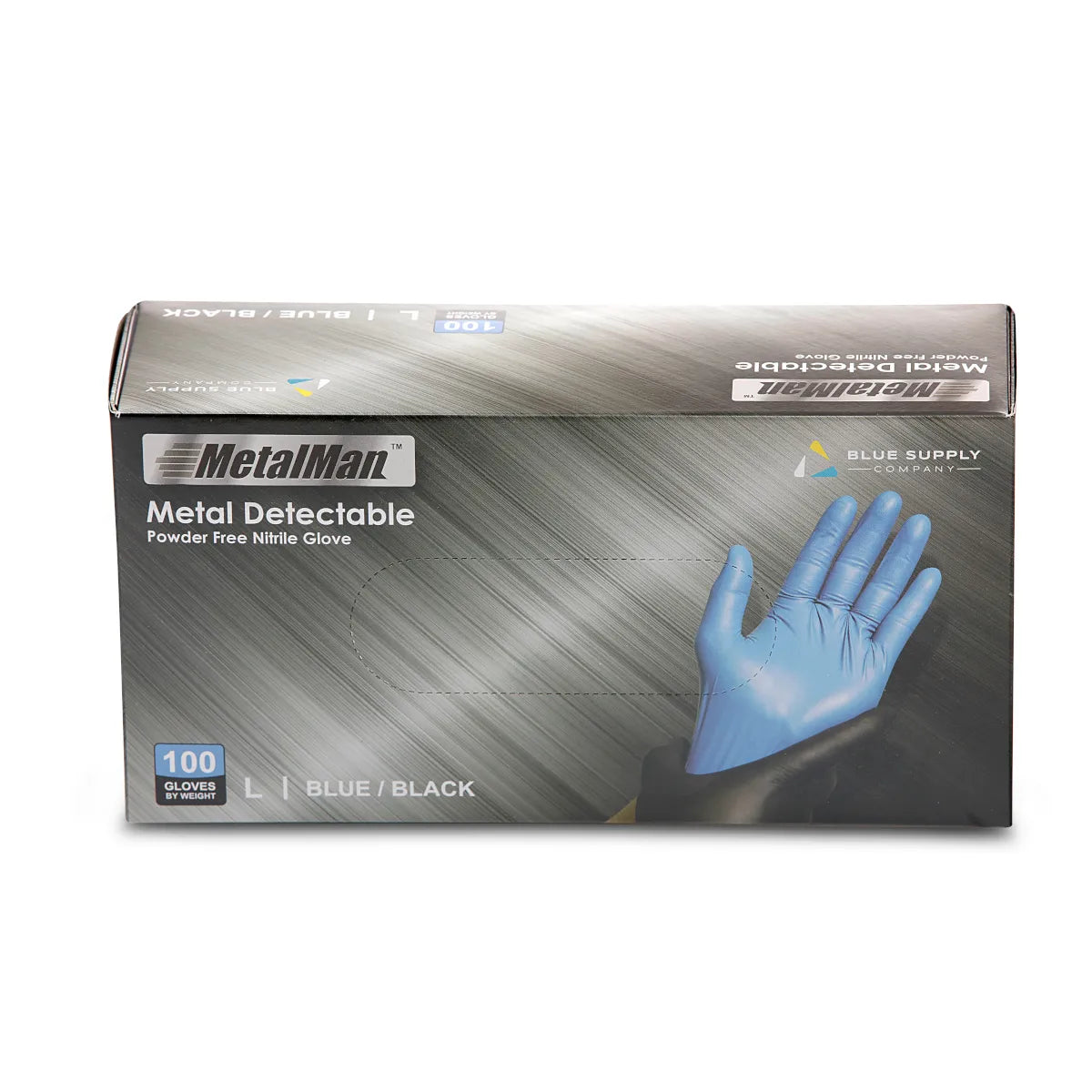 Metal Detectable Nitrile Gloves - 5Mil image 2