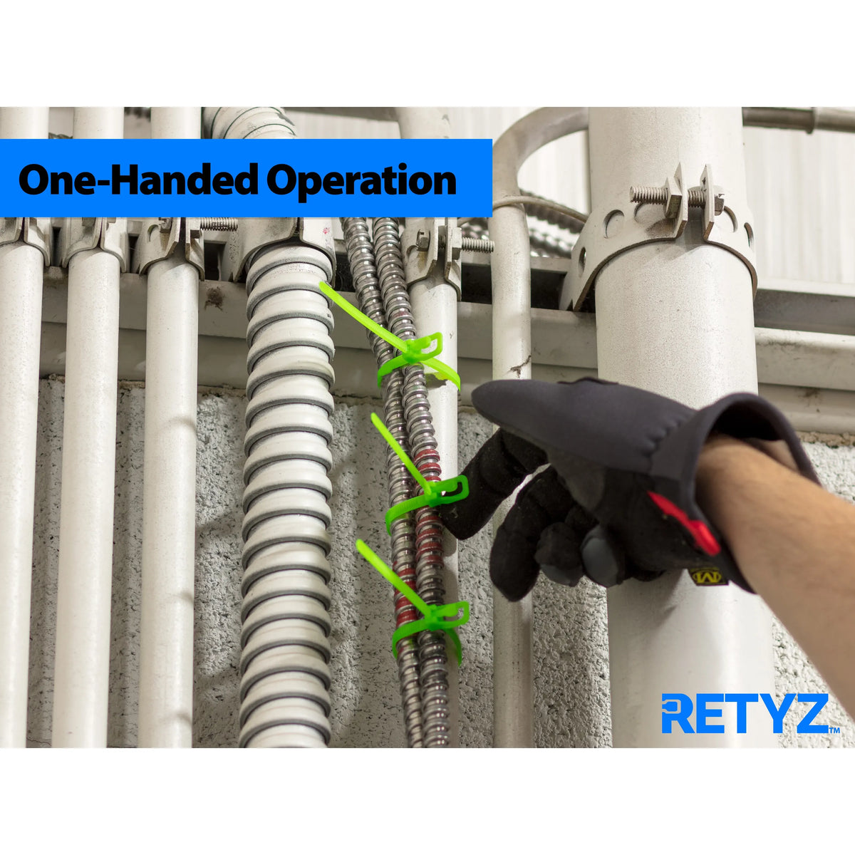 Metal Detectable Releasable Zip Tie